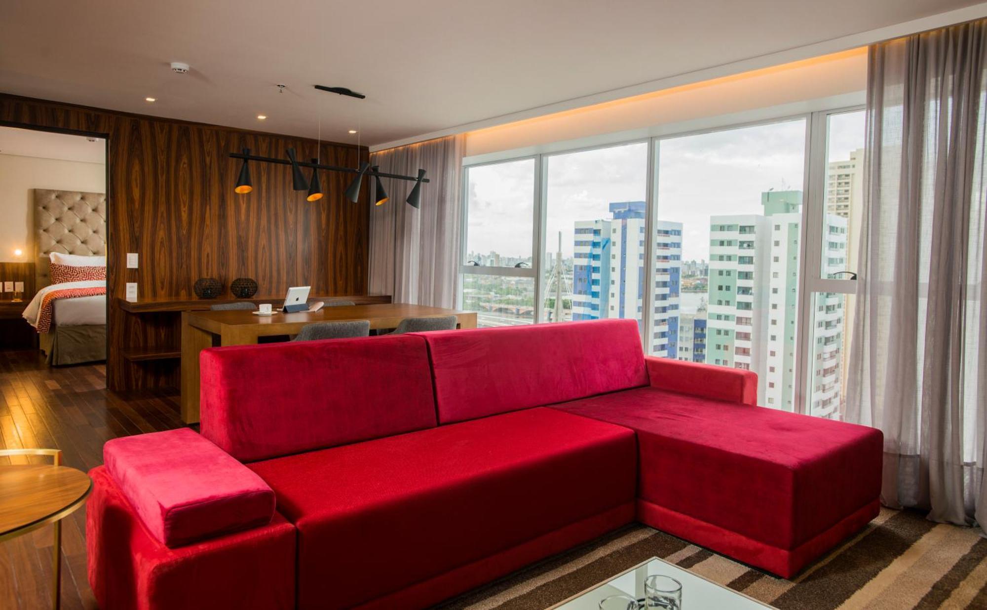 Hotel Luzeiros Recife Ruang foto A modern living room